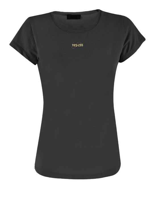 t-shirt-yes-zee-da-donna-nero-1d25ee