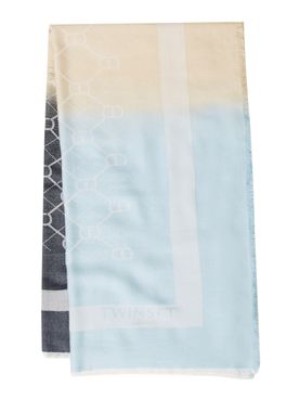 Twin Set Scarf Light Blue - Women's