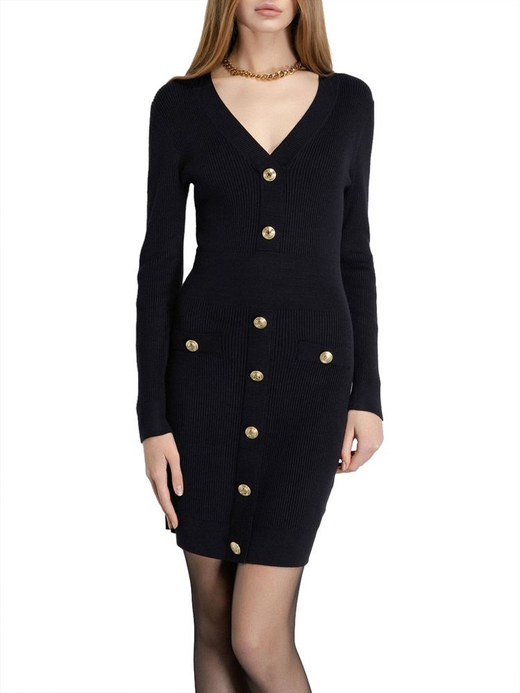 Vestito Mini Gaelle da Donna Nero Zedstore