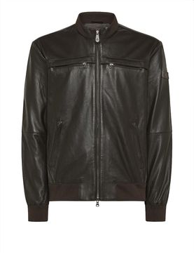 Peuterey Lederjacke Braun - Herren