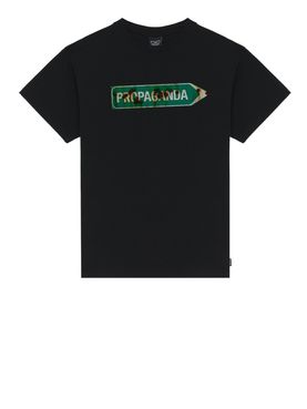 T-shirt Propaganda da Uomo - Nero