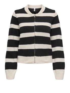 Cardigan Only Thora Bomber da Donna - Bianco