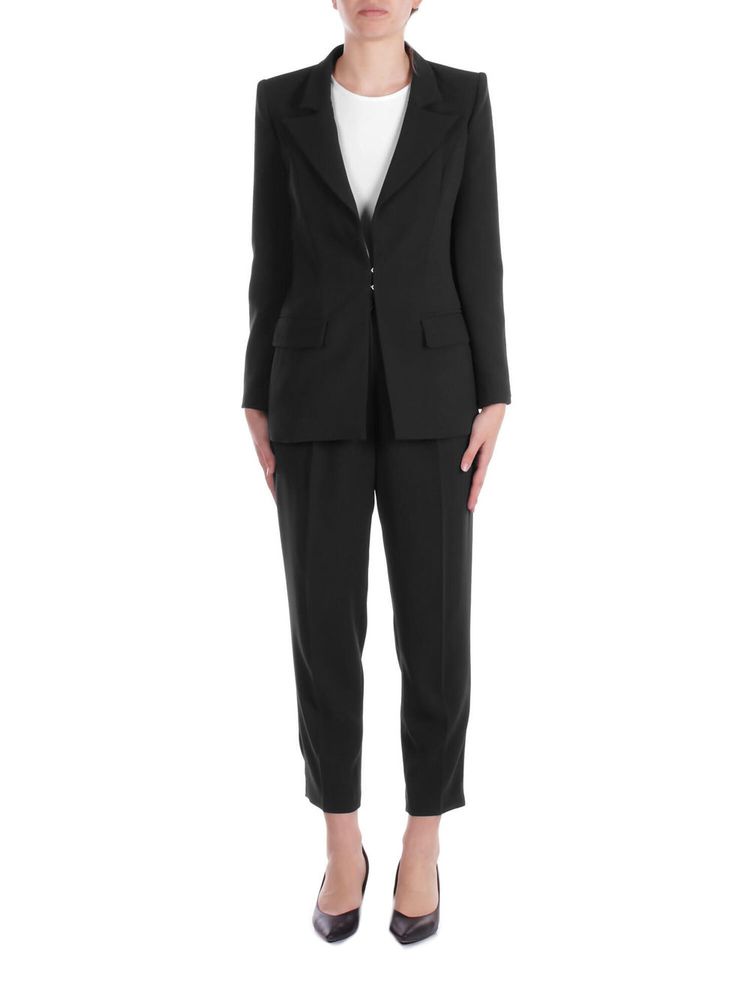 アウターその他 ELISABETTA FRANCHI Woman Suit Black TP003 110 ELISABETTA FRANCHI Women's suit TU03147e2 110 Black