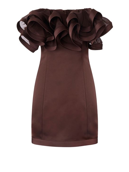 elisabetta franchi brown dress Elisabetta Franchi main image 1