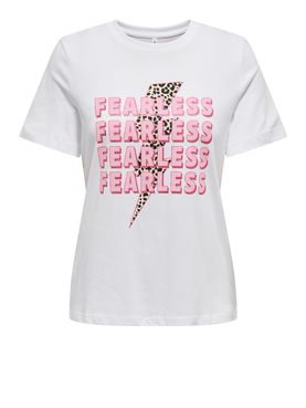 Only Henny Damen-T-Shirt - Weiß