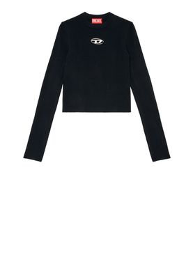 T-shirt Diesel M-Valari da Donna - Nero