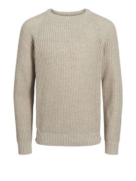 Jack e Jones Pullover Ivory - Herren