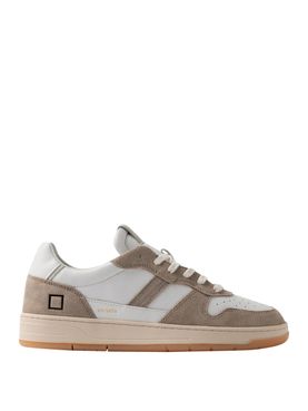 Date Court 2.0 Vintage Calf Sneakers for Men - Beige