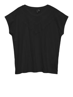 Vero Moda Damen-T-Shirt - Schwarz
