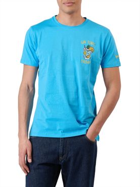 T-shirt Superculture da Uomo - Turchese