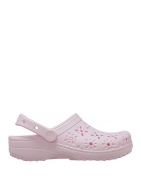 Sandalo Basso Crocs Classic Floral Cut Out Clog W da Donna - Rosa