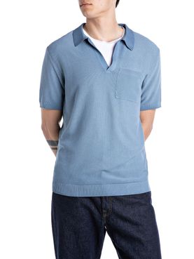 Replay Polo Blue - Men's