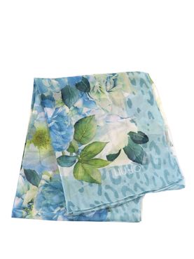 Foulard Liu Jo Peony Animalier da Donna - Celeste