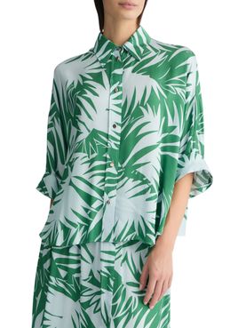 Liu Jo Patterned Shirt Green - Women's