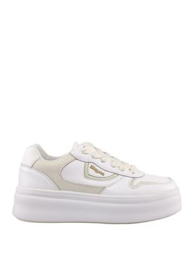 Blauer Emery03 Damen Turnschuhe - Weiß