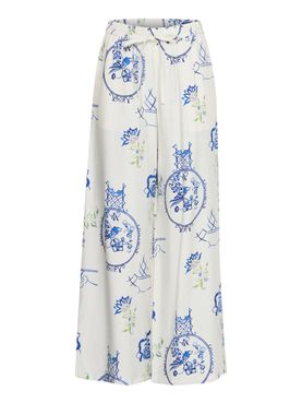 Pantalone Palazzo Ichi Ihlucie da Donna - Bianco