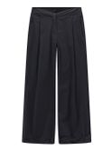 pantalone straight jeanne baret sumatra da donna - nero