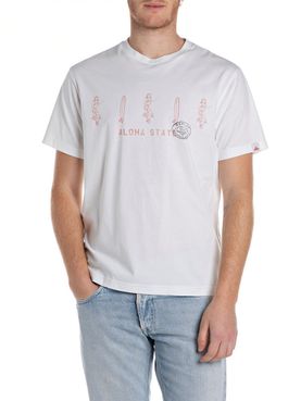 Replay T-shirt White - Men's