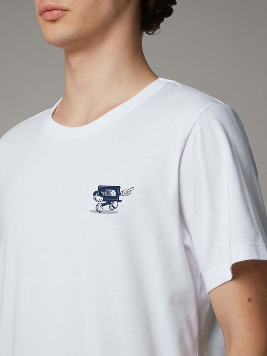 Tシャツ・カットソー THE NORTH FACE Men T-shirt White NF0A87NT FN41 The North Face cotton t-shirt M S/S Essential Oversize Tee