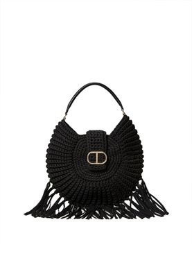 Borsa a Mano Twin Set da Donna - Nero