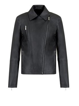Giubbino di Pelle Armani Exchange da Donna - Nero