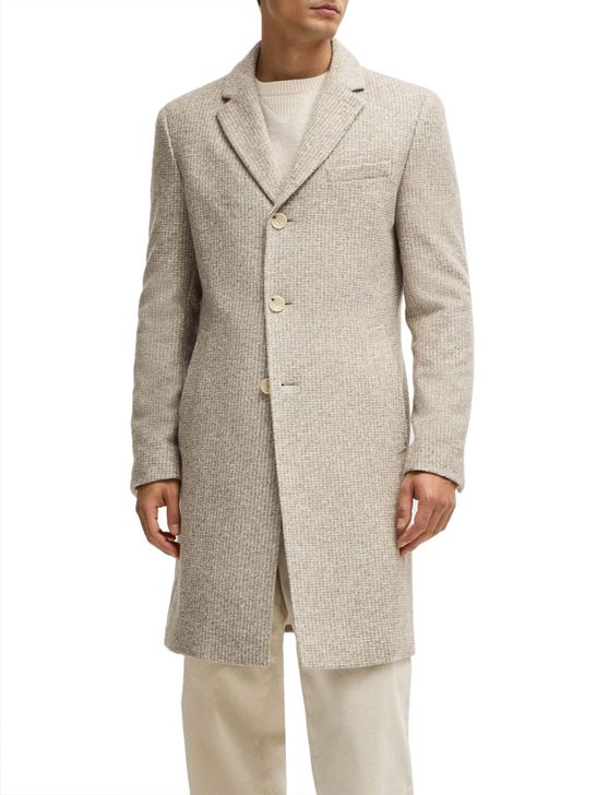 Hugo Boss Coat White Men s Zedstore