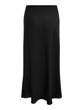 Gonna Longuette Only Chigo Satin da Donna - Nero