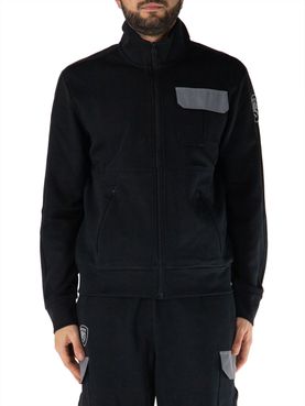 Felpa Zip Blauer Walton da Uomo - Nero