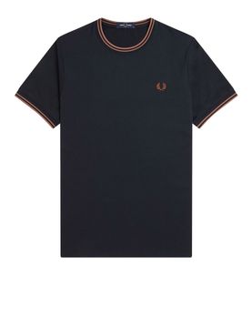T-shirt Fred Perry Twin Tipped da Uomo - Blu