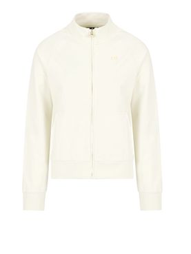 Ea7 Sweatshirt Zip Ivory - Damen