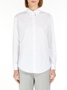 Camicia Classica Max Mara Ricard da Donna - Bianco
