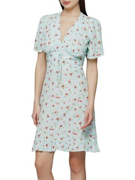 Vestito Mini Mar De Margaritas Adele da Donna - Verde