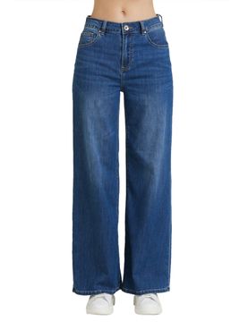 Jeans a Palazzo Take Two da Donna - Denim