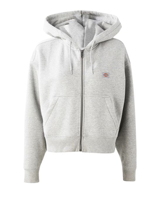 Dickies Oakport Zip Hoodie for Women Gray Zedstore