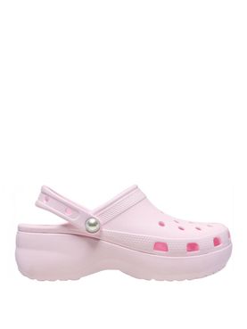 Sandalo Basso Crocs Classic Platform Pearl Clog W da Donna - Rosa