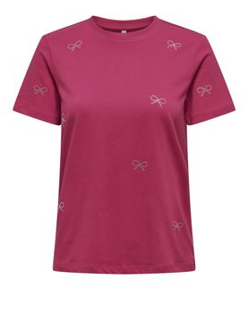 T-shirt Only da Donna - Bordeaux