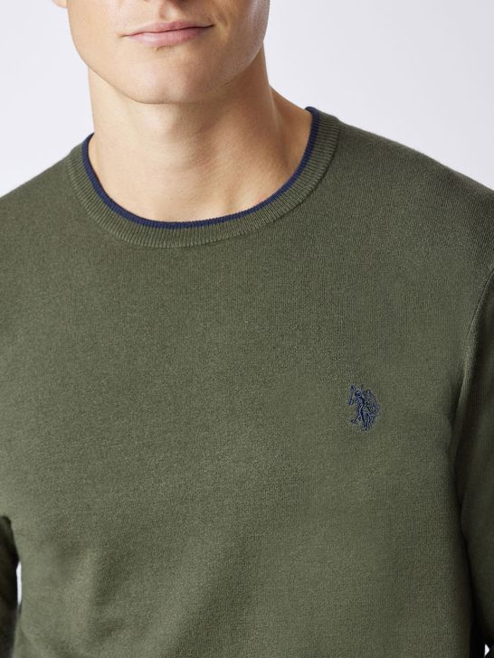 Maglione Polo Alf da Uomo Verde Zedstore
