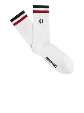 Men's Fred Perry Tipped Sports Socks - White