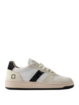 Sneakers Date Court Shiny da Donna - Bianco