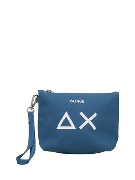 Borsa Pochette Sun68 Canvas da Donna - Blu