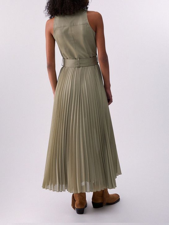 Liu Jo Longuette Dress Green - Women's | Zedstore