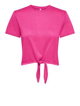 Only Amber Knot Damen-T-Shirt - Fuxia