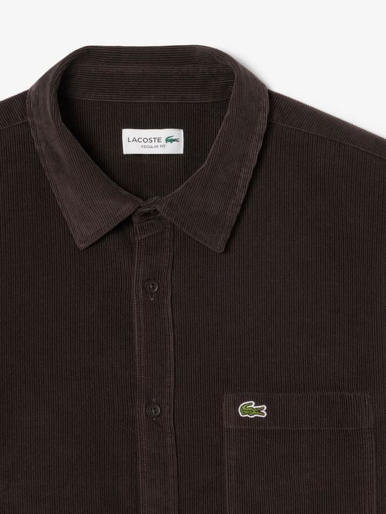 Lacoste Casual Shirt Brown Men's Zedstore