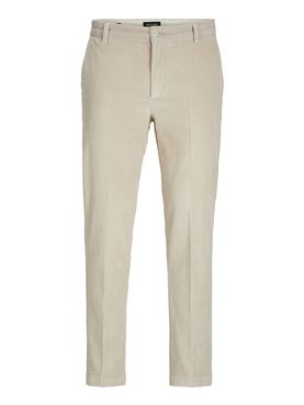 Pantalone Chino Jack e Jones Tace Jjcorduroy da Uomo - Avorio