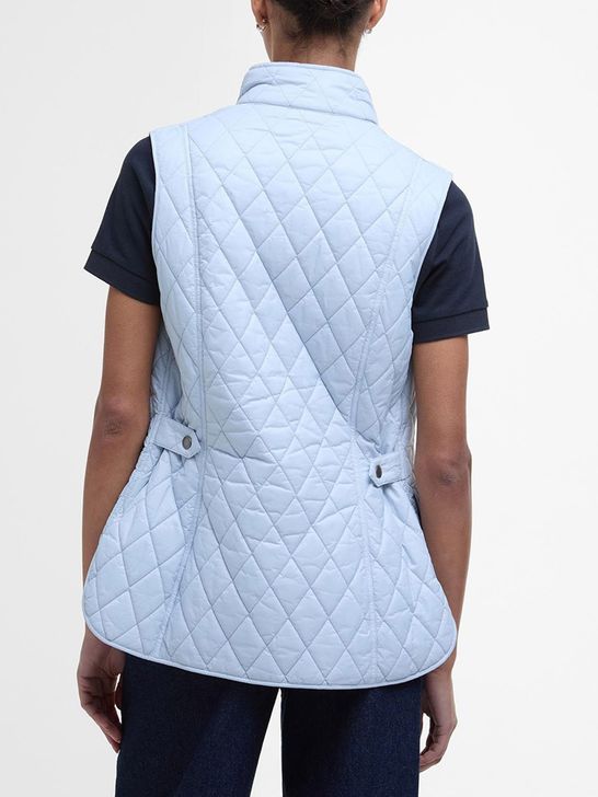 Barbour Vest Light Blue - Women's | Zedstore