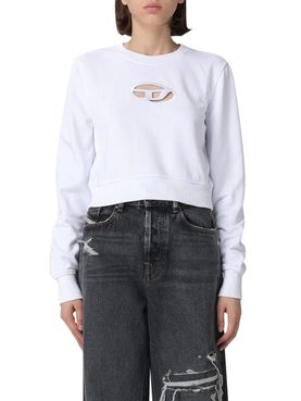 Diesel F-Slimmy Sweatshirt für Frauen - Weiß
