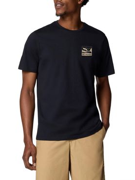 T-shirt Columbia Explorers Canyon da Uomo - Nero