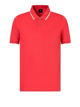 Polo Armani Exchange da Uomo - Rosso