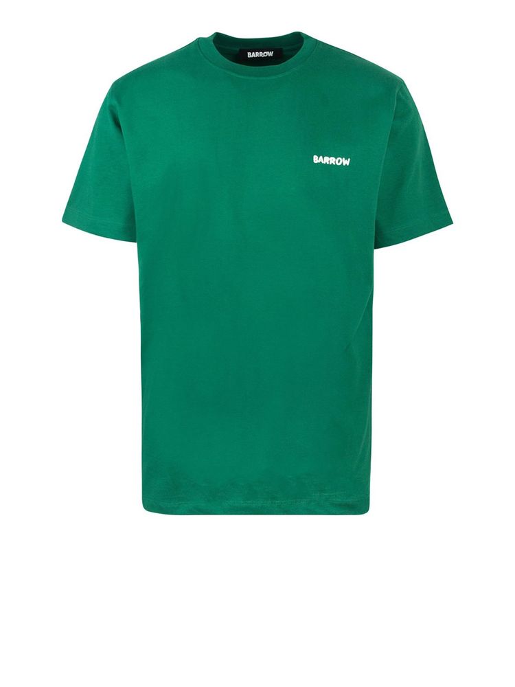 Tシャツ・カットソー BARROW Men T Shirts S5BWUATH150 BW030 Green Barrow Unisex T-shirt - Green | Zedstore