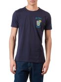 t-shirt superculture da uomo - blu